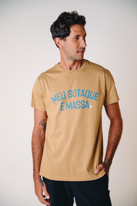 CAMISETA MEU SOTAQUE É MASSA